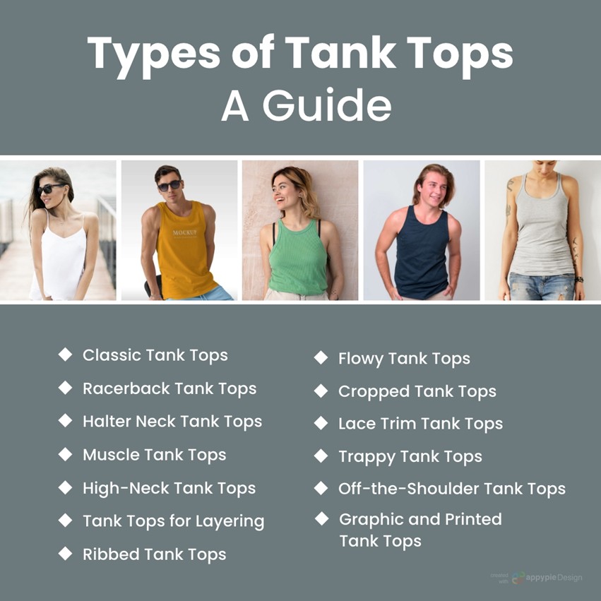 Types of tank tops gruide