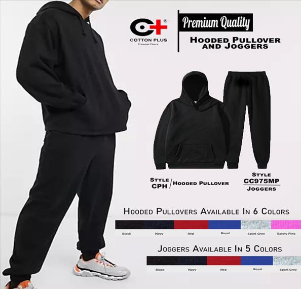 Wholesale C+ Hooded  Pullover & Joggers 