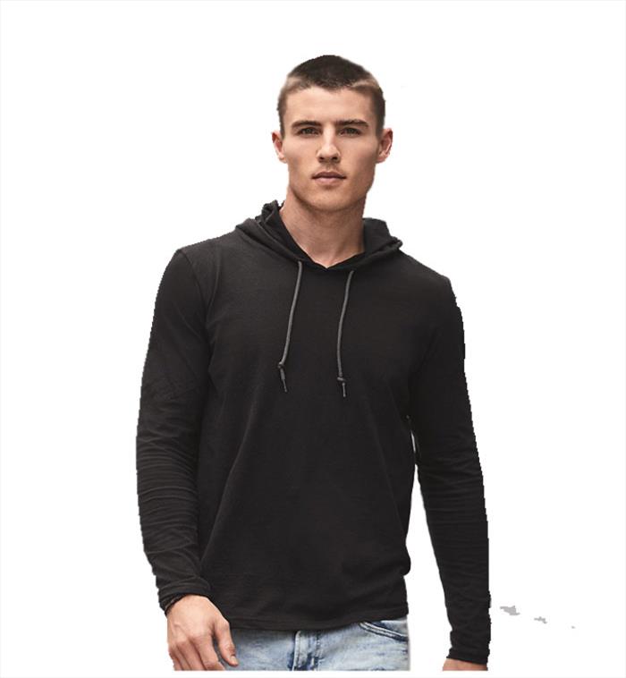 Anvil Adult Light weight Long Sleeve Hooded Tee