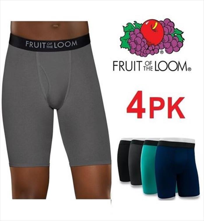 4 Pack Long Leg Men's Boxers
