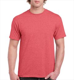 heather red t shirt